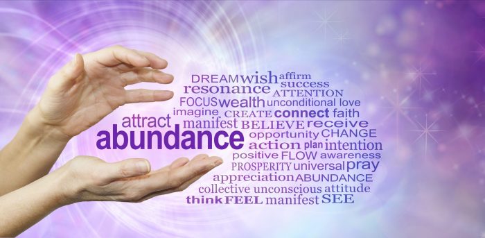 Abundance manifesting prosperity