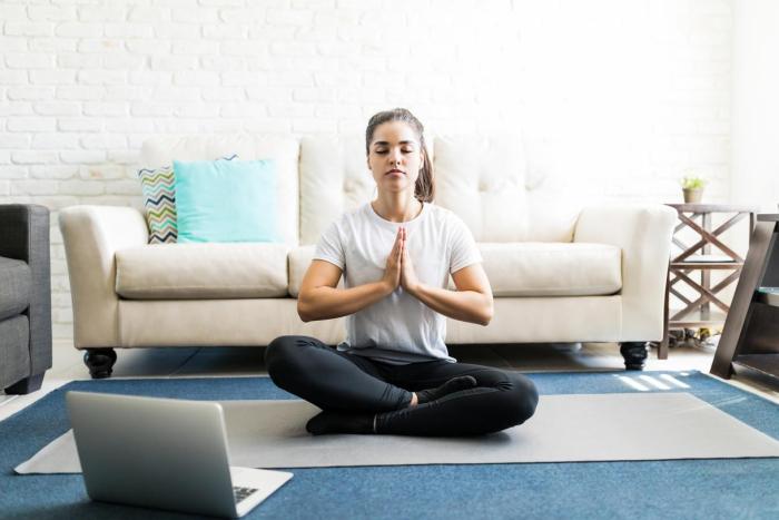 Meditation anxiety yoga stress adriene time through covid mental health
